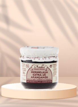 MERMELADA DE ARANDANOS EXTRA "ANKO"