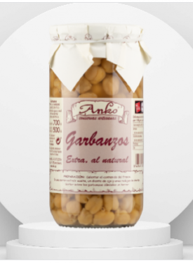 ANKO GARBANZOS AL NATURAL 720