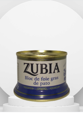 BLOC FOIE GRAS DE PATO ZUBIA