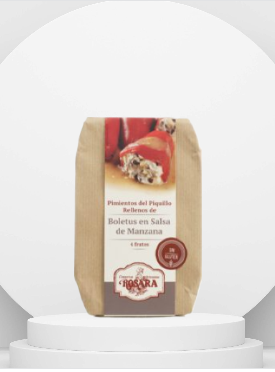 PIMIENTOS RELL. BOLETUS SALSA DE MANZANA ROSARA