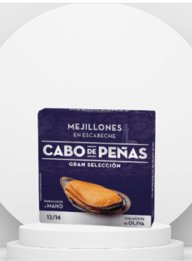 MEJILLONES ESCABECHE CABO DE PEÑAS