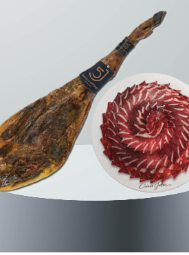 JAMON S.ROMERO 5J BELLOTA CORTE